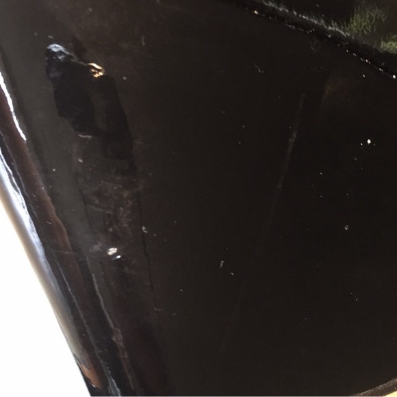 Patten Leather Wedge Pumps - Picture 8 of 8